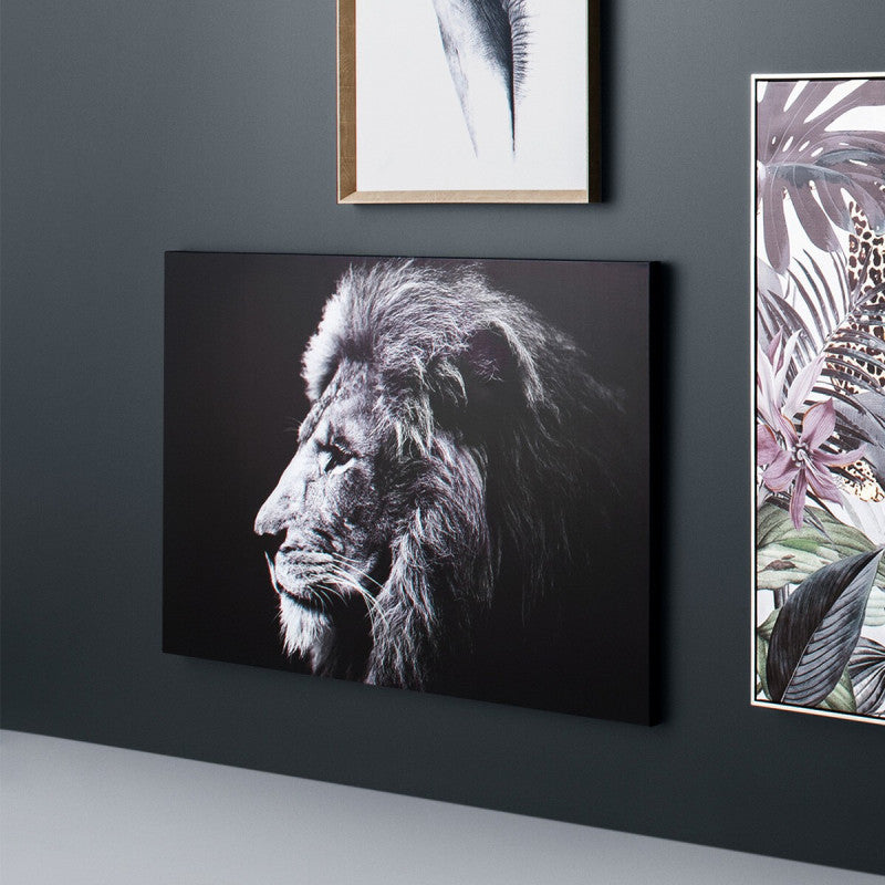  Toile Imprimée Lion 78x118 Cm Atmosphera