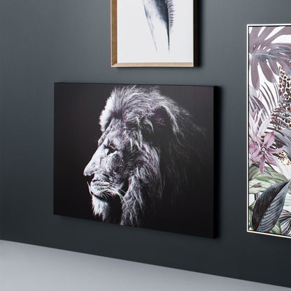  Toile Imprimée Lion 78x118 Cm Atmosphera