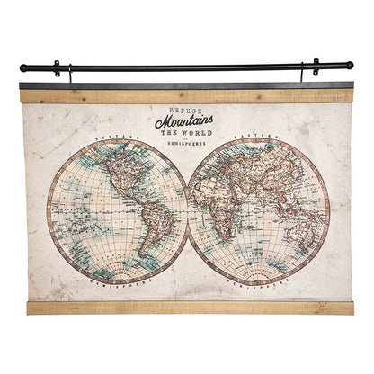  Toile Suspendue Monde Wild 100x78 Atmosphera