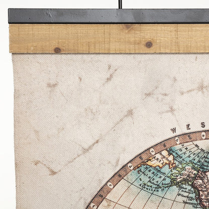  Toile Suspendue Monde Wild 100x78 Atmosphera