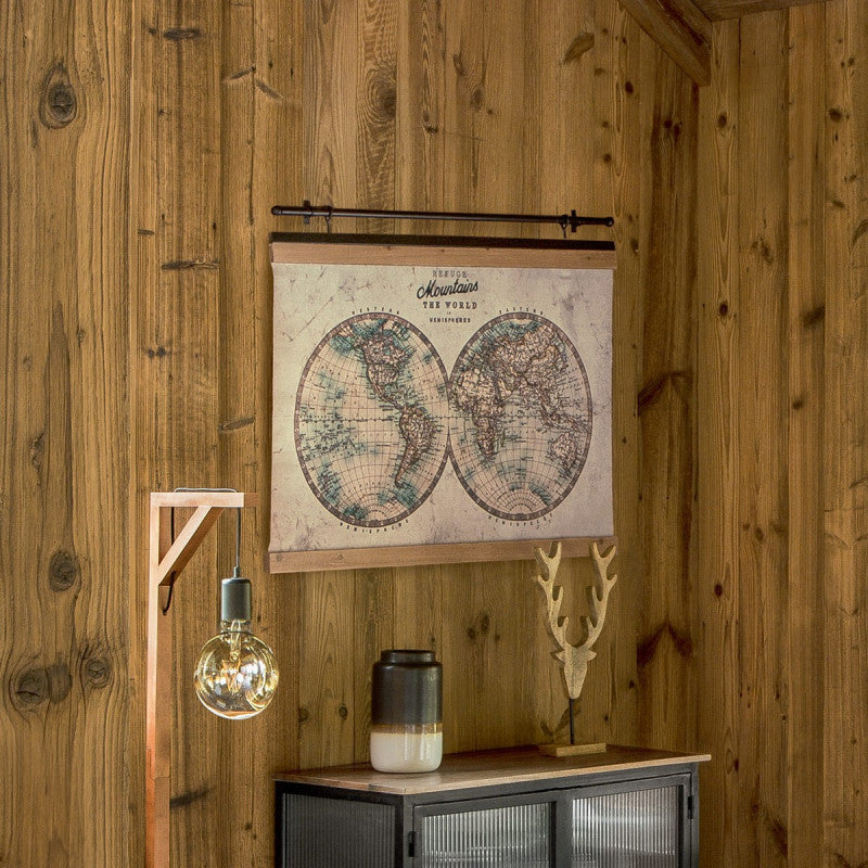  Toile Suspendue Monde Wild 100x78 Atmosphera